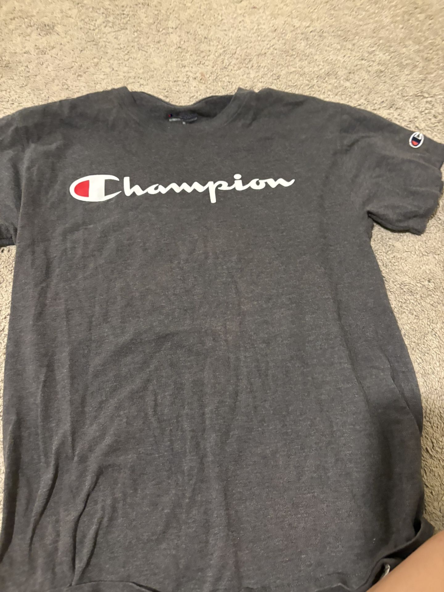 Men’s Champion  Grey Shirt 