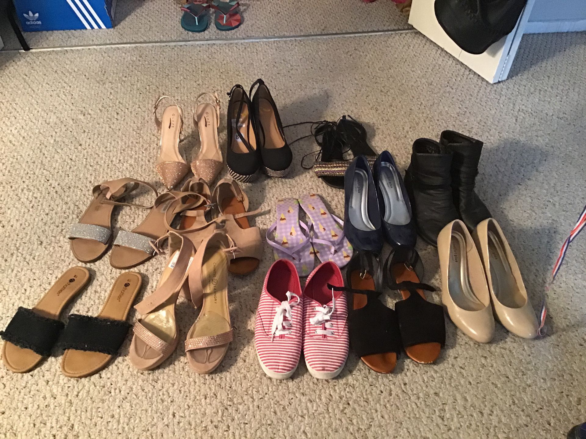 12 Female shoes Size 8 and 8 1/2