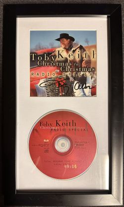 Toby Keith Autographed CD Framed