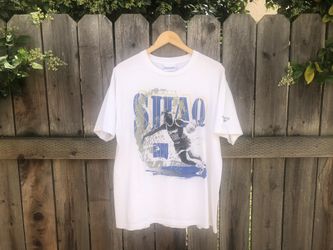 Vintage Shaquille O’Neal Orlando Magic Reebok Single Stitched T Shirt Size Large