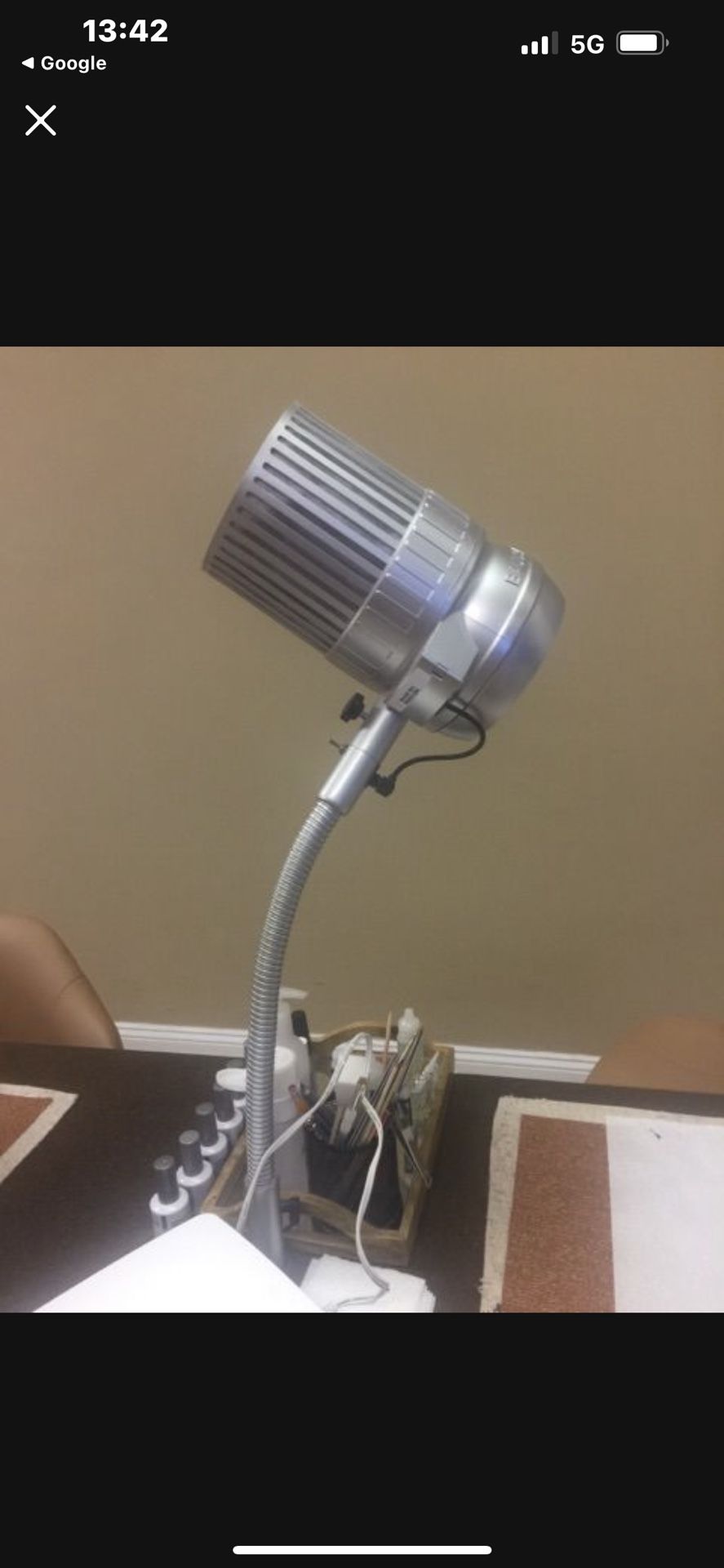 BAU USA Sunflower Nail dust collector With LED Light