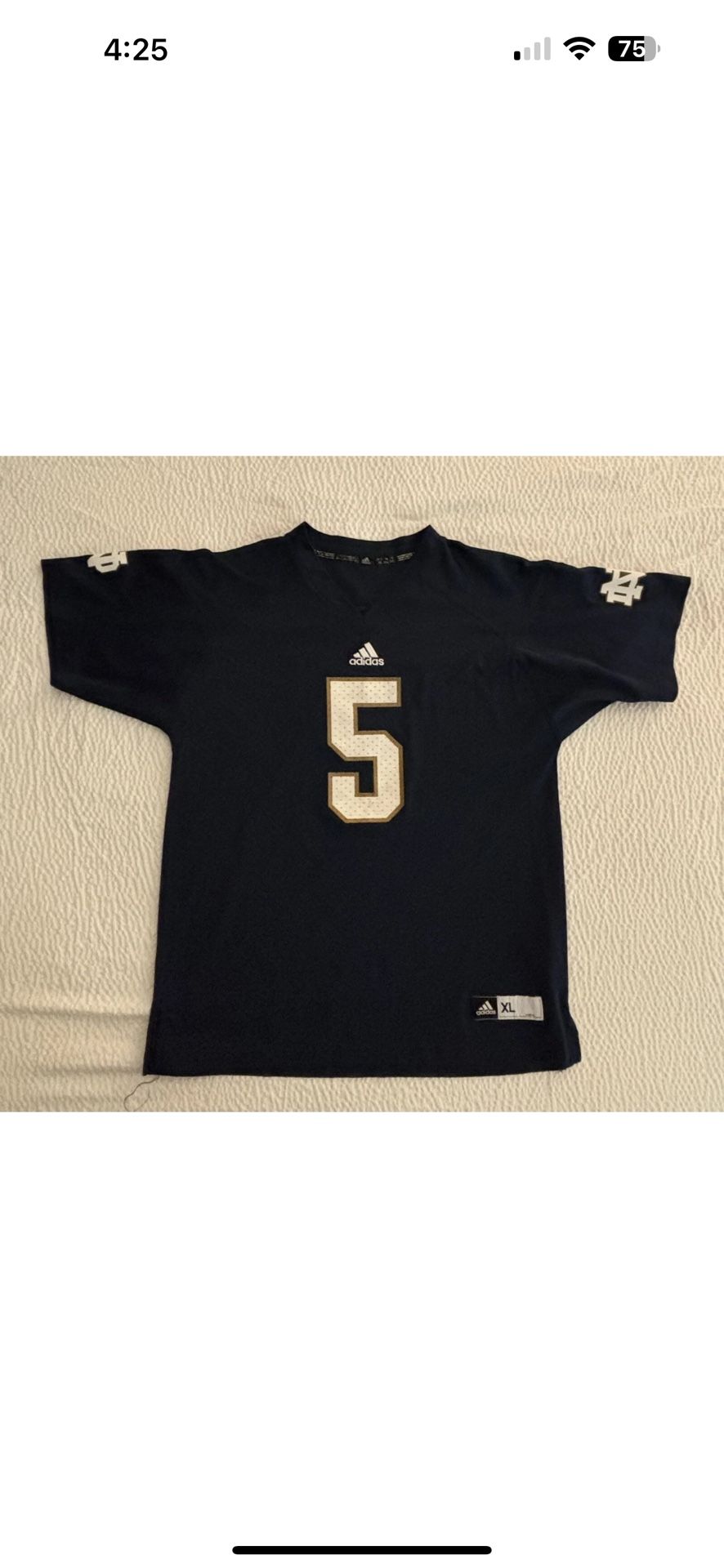 Notre Dame Football Manti Te'o Youth XL Jersey