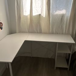 L desk