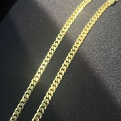Gold Plated Cuban Chain