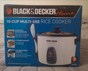 The BLACK+DECKER 16-Cup Multi-Use Rice Cooker