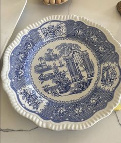 Vintage Spode Blue Room Plate