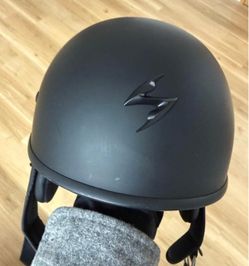 Scorpion Matte Black Half Motorcycle Helmet