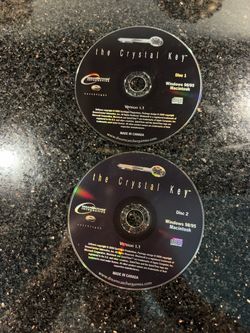 The Crystal Key PC Game CD-ROM Disc 1 & 2 for Win 98/95 & Macintosh CD'S ONLY