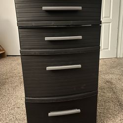4 Tier Plastic Drawer