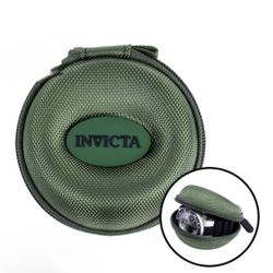 Invicta Single Watch Travel Case w/ Zipper, Green (IPM247-GRN)