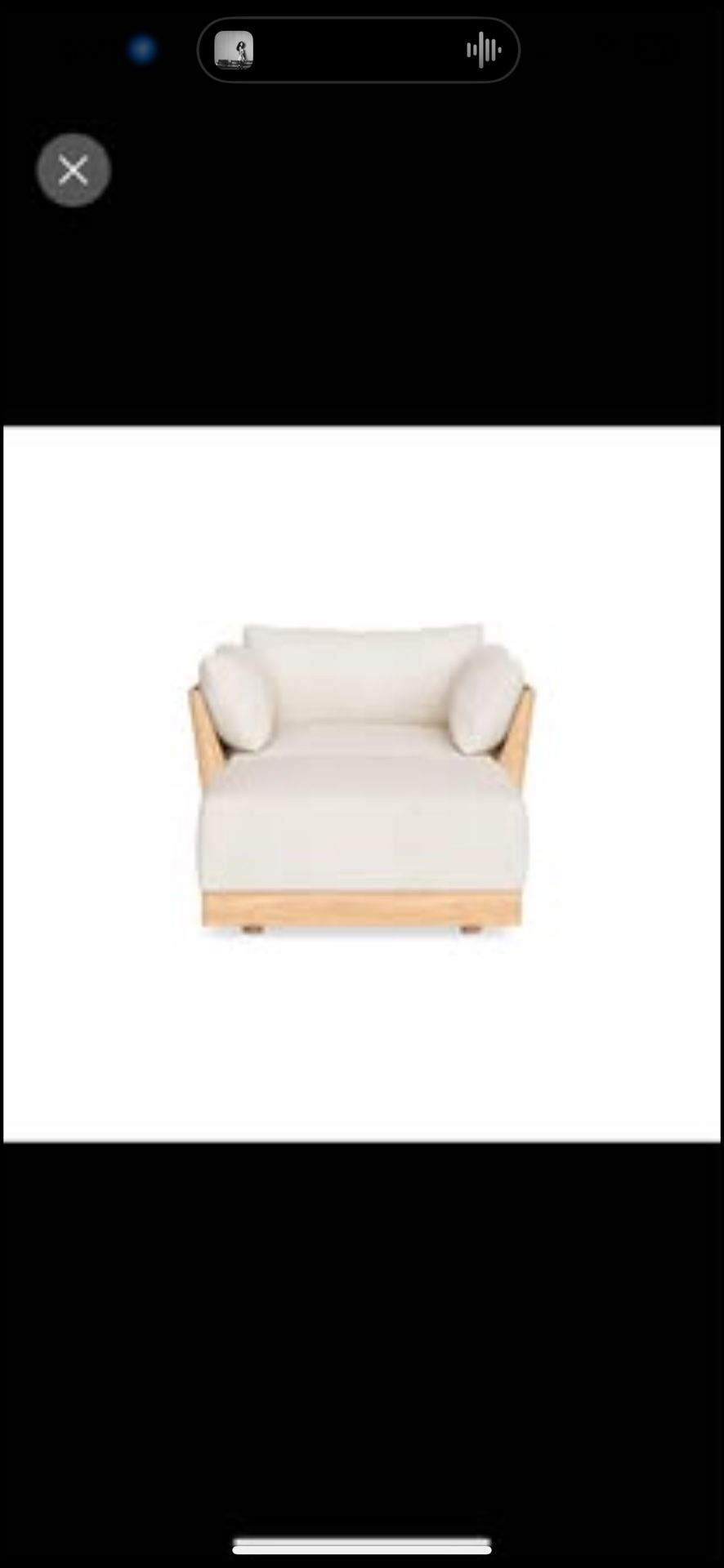 Bondi Armchair, Like New Custom