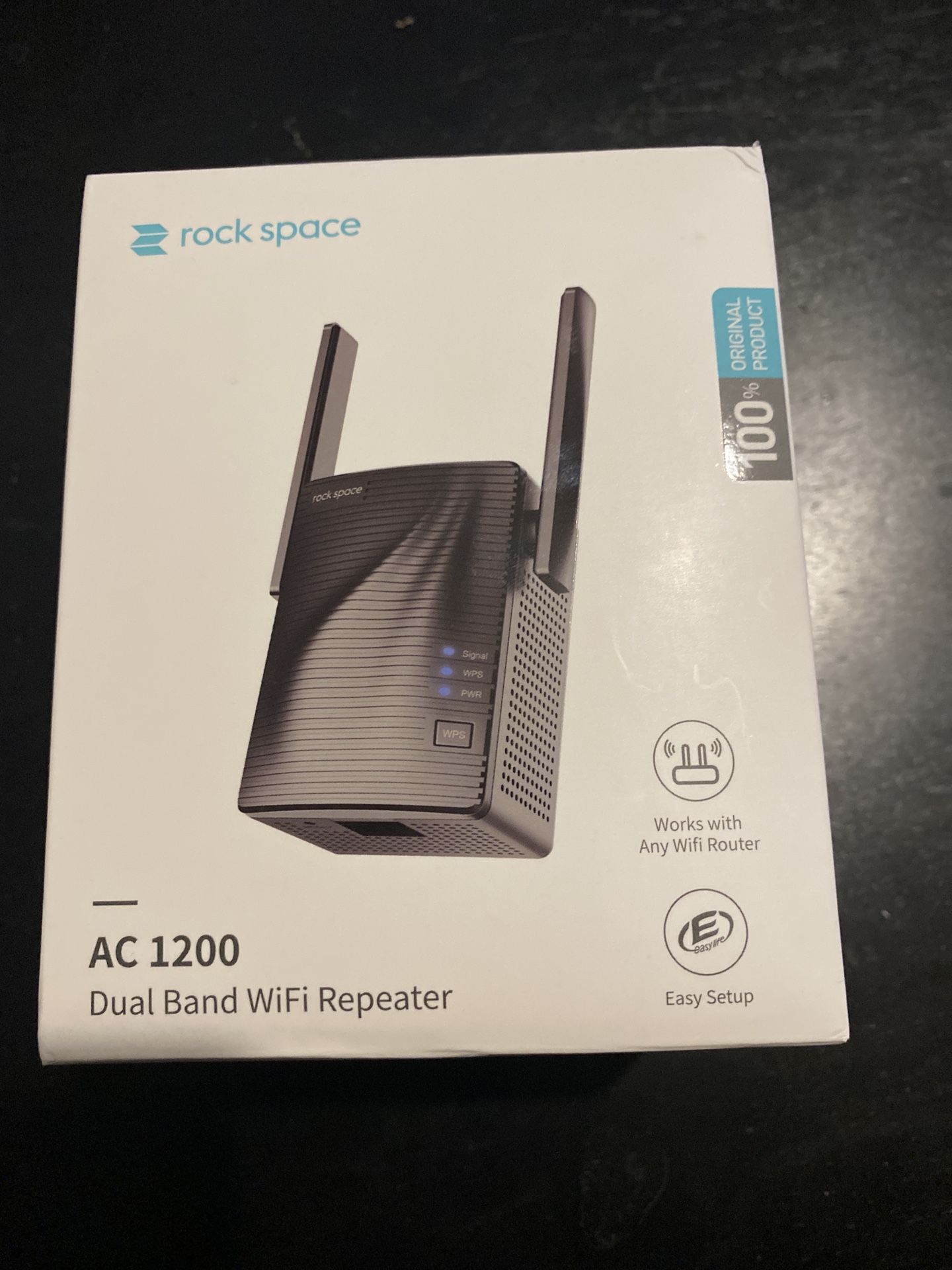 Rock Space AC1200 Dual Band WiFi Repeater with Access Port