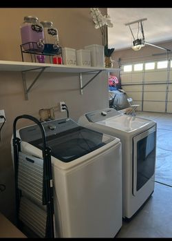 Samsung Washer & Dryer Set – White