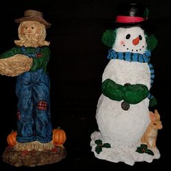 Holiday statues