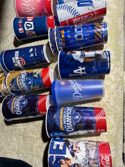 Dodgers souvenir cups
