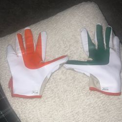 Miami Football Gloves