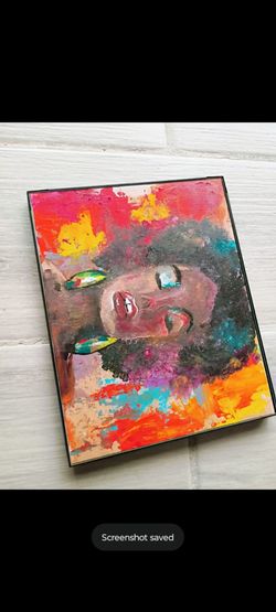 8x10 acrylic Canvas frame glass art decor