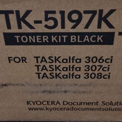 Title: New OEM Kyocera TK-5197K Black Toner Kit Genuine TASKalfa 306ci 307ci 308ci