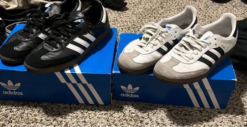 adidas Samba OG Bundle (White/Black + Black/White Gum)