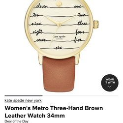 Kate Spade Watch 