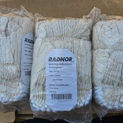 3 DOZEN RADNOR, INDUSTRIAL WORK GLOVES SIZE LARGE, 67368