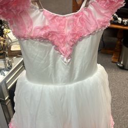 Pink And White Dress Size 5