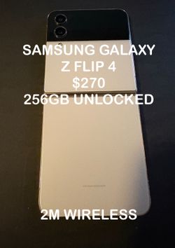 Samsung Galaxy Z Flip 4 Unlocked 256gb Firm Price $270