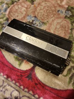 Old School Clarion 5 Channel Amp 