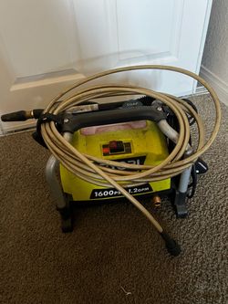 Ryobi 1600 psi electric pressure washer
