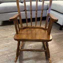 Child’s Wooden Rocking Chair