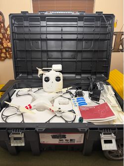 DJI Phantom 2 drone with rolling case