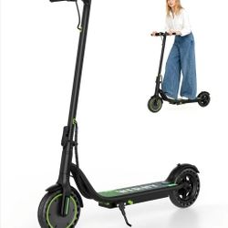 Green Electric Scooter 