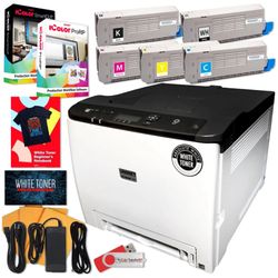 Uninet iColor 560 Digital Color & White Transfer Printer // Swing Design 15x15 Craft Heat Press // Core Innovations Laptop w/Windows