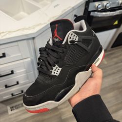 Retro 4 Bred 2019 Size 10 Used Og Box
