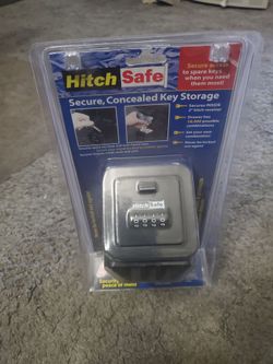 Brand New Sealed Hitch Receiver Lock Box 4 Digit Combo Steel Hitch Safe w/ Dust Cover