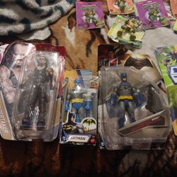 Coĺections Of Ninja Turtles, Wrestle Mania, Batman 