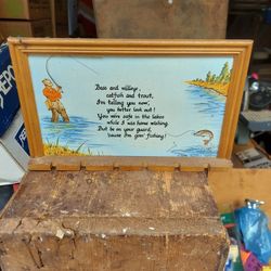 Vintage 1985 House Of Lloyd Fishing Rod Rack