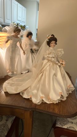 Porcelain Bride Dolls Collection —7 dolls