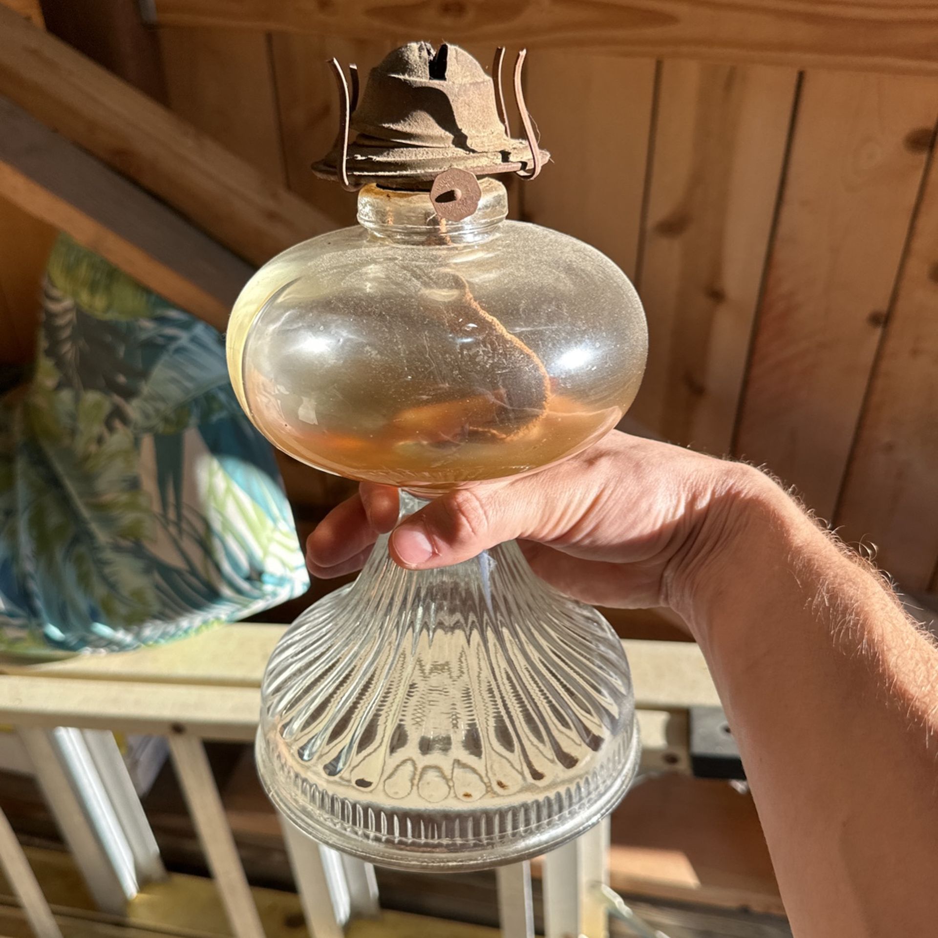 Vintage Kerosene Lamp 