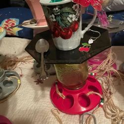 Teacup Bird Feeders