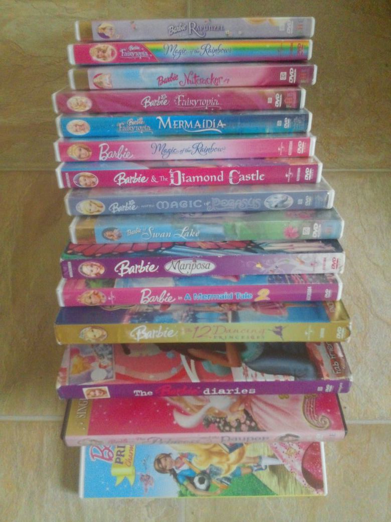 Barbie 15 DVD's