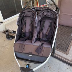 Thule double jogger stroller