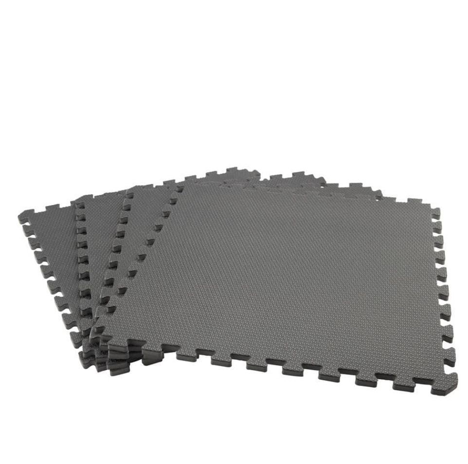 Gym floor TrafficMaster Foam Rubber Gym Tiles for Sale in North