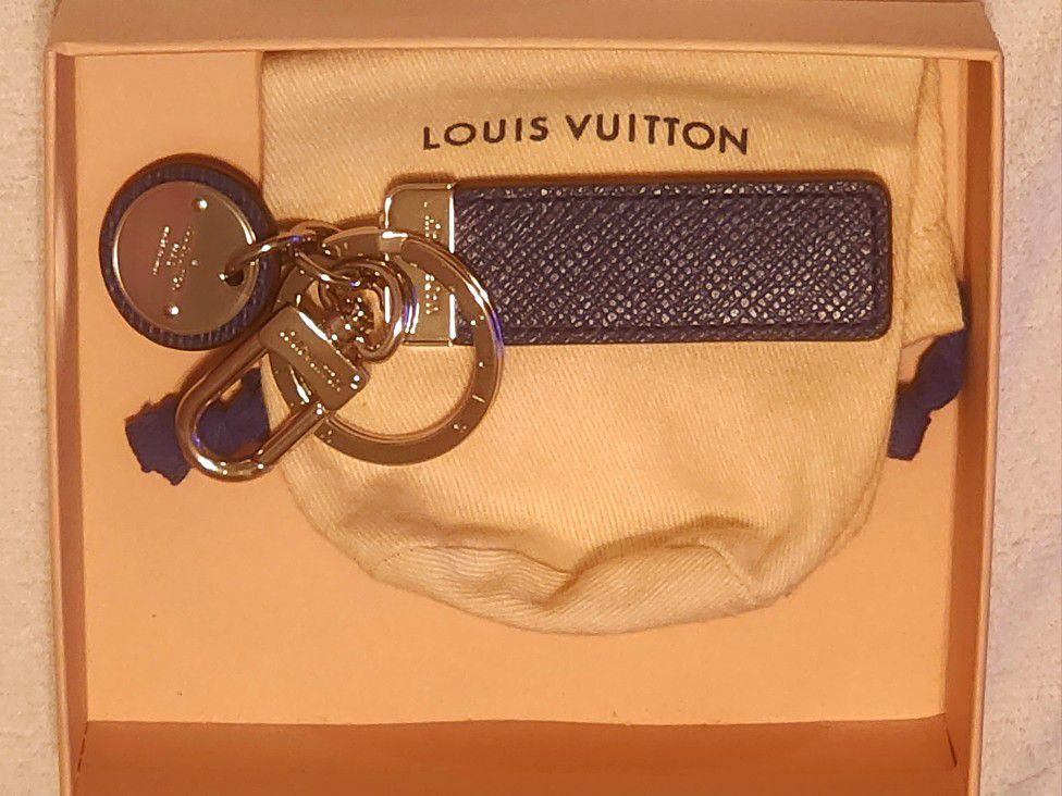 Repurposed Louis Vuitton Quatrefoil LV MINIMALIST KEYCHAIN
