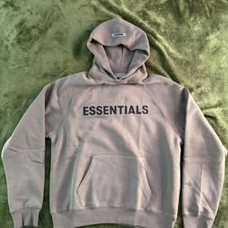 Taupe essentials hoodie