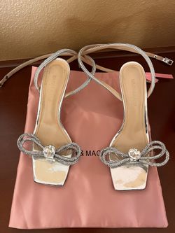 MACH & MACH Crystal Bow Square Toe