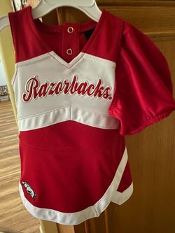 University of Arkansas baby cheerleader outfit
