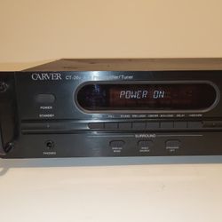 Carver CT-26v A/V Preamplifier Tuner pro logic Dolby Surround