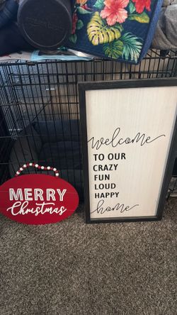 Wooden signs
