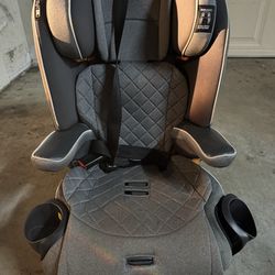 Chicco MyFit Harness + Booster Car Seat, 5-Point Harness and High Back Seat, expires 2030.